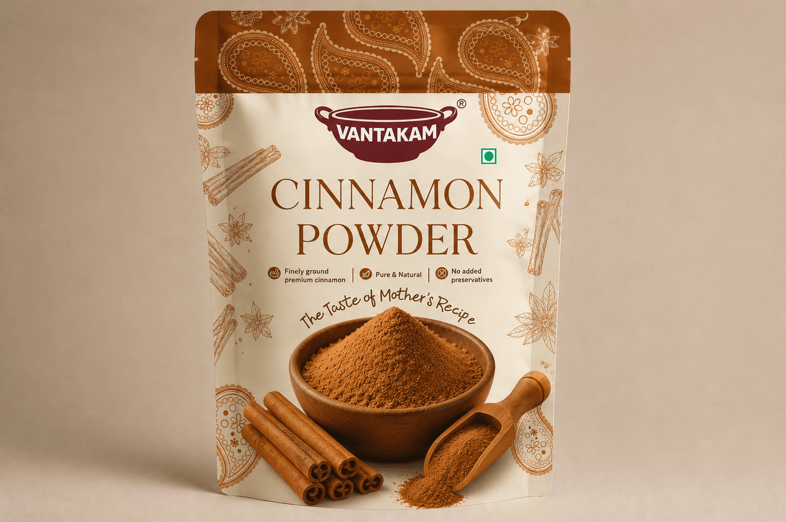 Cinnamon Powder front
