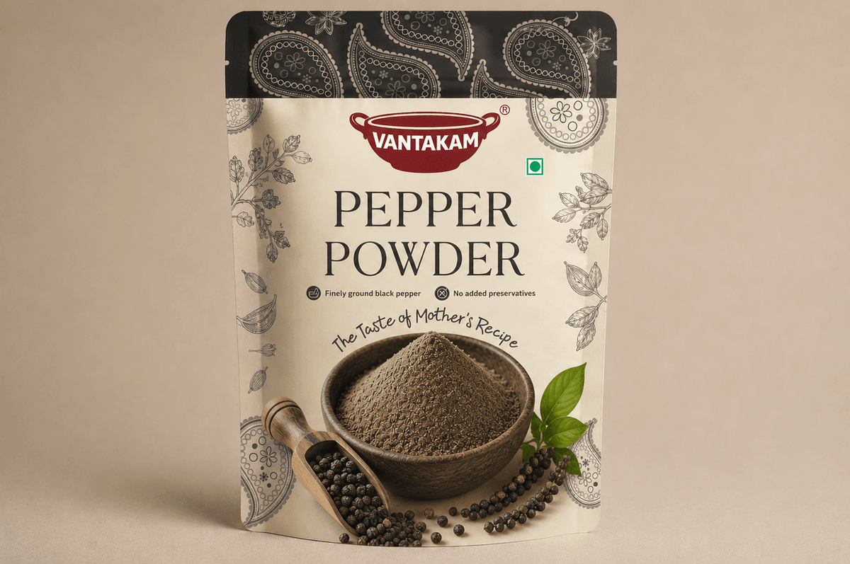 Black Pepper Powder front