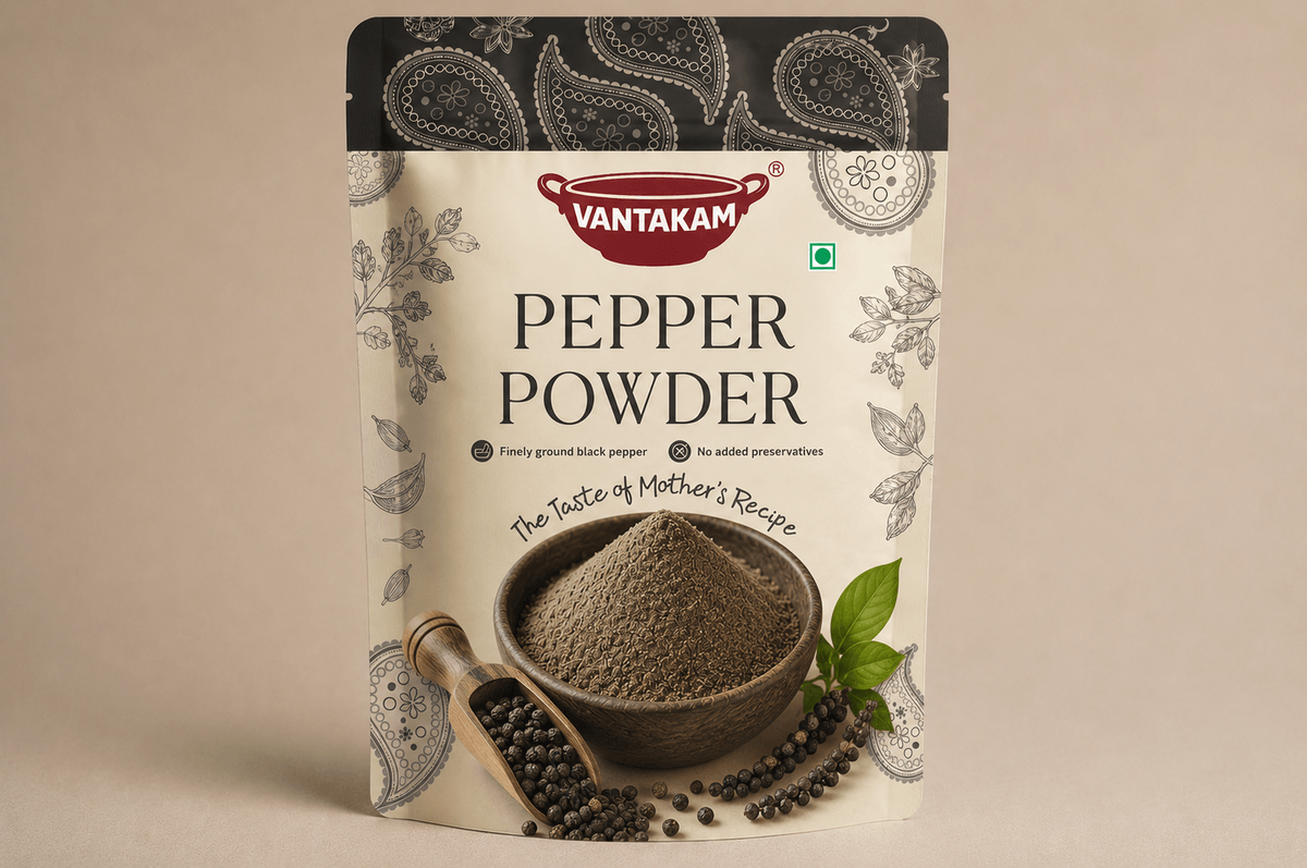 Black Pepper Powder — Front